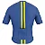 CAMISA CICLISMO MASCULINA MARCIO MAY CLASSIC AZUL/AMARELO TAMANHO 4G - Imagem 2
