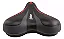 BANCO SELIM ELLEVEN RIDE II PRETO/VERMELHO TAMANHO 170MM - Imagem 2