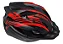 CAPACETE ADULTO PRETO/VERMELHO ELLEVEN MTB IN MOLD SEM LED TAMANHO G (56 A 60) - Imagem 3