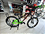 BICICLETA MTB FREERIDE ARO (26) VIKINGX TUFF 44 CAMBIO VELOFORCE 8V FREIO DISC HIDRÁULICO QUADRO 13 (PP) COR PRETA/VERDE - Imagem 1