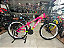 BICICLETA MTB FREERIDE ARO (26) VIKING TUFF 25 YAMADA 21V FREIO DISC MECANICO QUADRO 13 (PP) COR ROSA - Imagem 1