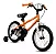 BICICLETA ARO (16) MASCULINA LARANJA S/MARCHA PRO-X DOM BOY - Imagem 2