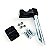 SUPORTE DE GUIDÃO CROSS 4 PARAFUSOS GLOMETAL  PRETO AÇO 21,1MM AÇO - Imagem 3
