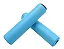 PAR DE MANOPLA PUNHO BIKE MTB TSW AZUL SILICONE EVA - Imagem 2