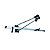 TRANSBIKE ALUMINIO PARA TETO RACK CALHA  METAL LINI 1 BICICETA - Imagem 1