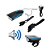 FAROL BIKE IDEA 250 LUMENS RECARREGÁVEL USB COM BUZINA - Imagem 1