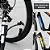 BOMBA DE AR MANUAL COM SUPORTE PARA BIKE CAERUS  31X5CM DOURADA - Imagem 2