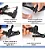 BOMBA DE AR MANUAL COM SUPORTE PARA BIKE CAERUS  31X5CM PRATA - Imagem 4