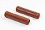 PAR DE MANOPLA PUNHO BIKE MTB ABSOLUTE MARRON CORINO - Imagem 2