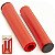 PAR DE MANOPLA PUNHO BIKE MTB ABSOLUTE VERMELHA SILICONE - Imagem 1