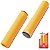 PAR DE MANOPLA PUNHO BIKE MTB ABSOLUTE LARANJA SILICONE - Imagem 1