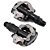 PEDAL CLIP PARA MTB SHIMANO PD-M250 ALUMINIO PRETO COM TACOS - Imagem 1