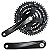 PEDEVELA MTB LOGAN ALUMINIO 170MM PRETO 28/38/48D - Imagem 1