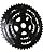 RODA DENTADA TRIPLA ACO 28X38X48 PRETA - Imagem 1
