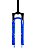 GARFO DE SUSPENSAO PRO-X 100MM ACO AZUL S/TRAVA PARA ARO 26 - Imagem 2