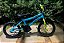 BICICLETA ARO (16) MASCULINA AZUL CLARO/AMARELO NEON S/MARCHA ATHOR - Imagem 1