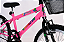 BICICLETA ARO (20) FEMININA COR ROSA S/ MARCHA ATHOR CHARMY - Imagem 4