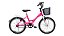 BICICLETA ARO (20) FEMININA COR ROSA S/ MARCHA ATHOR BLISS - Imagem 1