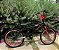 BICICLETA ARO (20) MASCULINA COR PRETO/VERMELHO  S/ MARCHA ATHOR ATX - Imagem 4