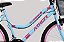 BICICLETA MTB ARO(24) FEMININA COR AZUL/ROSA C/MARCHA 18V ATHOR MUSA - Imagem 3