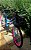 BICICLETA MTB ARO(24) FEMININA COR AZUL/ROSA C/MARCHA 18V ATHOR MUSA - Imagem 6