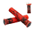 PAR DE MANOPLA PUNHO BIKE BMX3 ABSOLUTE VERM/PTO - Imagem 1