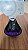 BANCO SELIM ABSOLUTE BRUTUS PRETO/ROXO 218 X 14MM - Imagem 2
