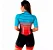 MACAQUINHO CICLISMO FEMININO 3XU AZUL TAMANHO GG - Imagem 2