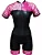 MACAQUINHO CICLISMO FEMININO BE FAST PRETO/ROSA TAMANHO M - Imagem 1
