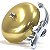 CAMPAINHA ALUMINIO DOUROURADA C/BASE METAL - Imagem 1