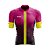 CAMISA CICLISMO FEMININA BE FAST ROSA/AMARELO/PRETO TAMANHO P - Imagem 1