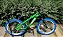 BICICLETA MTB FREERIDE ARO (26) VIKINGX TUFF 25 KIT VELOFORCE 8V FREIO DISC HIDRÁULICO QUADRO 13 (PP) COR VERDE/AZUL - Imagem 3