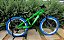 BICICLETA MTB FREERIDE ARO (26) VIKINGX TUFF 25 KIT VELOFORCE 8V FREIO DISC HIDRÁULICO QUADRO 13 (PP) COR VERDE/AZUL - Imagem 1