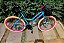 BICICLETA MTB ARO (26) FEMININA COR AZUL/ROSA C/MARCHA 18V ATHOR MUSA - Imagem 1