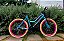 BICICLETA MTB ARO (26) FEMININA COR AZUL/ROSA C/MARCHA 18V ATHOR MUSA - Imagem 6