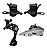 KIT TRANSMISSAO 2X10 20VELOCIDADES 11/42DENTES 4 PEÇAS - Imagem 1