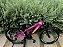 BICICLETA MTB FREERIDE ARO (26) VIKINGX TUFF 25 CAMBIO 21 VELOCIDADES FREIO DISC MECÂNICO COR ROXA/ROXO - Imagem 5