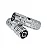 PEDANA TROLHINHA ALUM 70MM POLIDA - Imagem 2