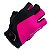 LUVA CICLISMO PROHAND DEDO CURTO NEW TRAIL PRETO/ROSA TAMANHO P - Imagem 1