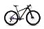 BICICLETA MTB ARO (29) AUDAX 400 SHIMANO DEORE 12VELOCIDADES (1X12) FREIO DISC HIDRAULICO TAMANHO 21 (GG) PRETO/LILAS - Imagem 1