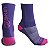 MEIA CICLISMO CANO MEDIO SKIN SPORTS VIOLETA/ROSA TAMANHO 35/39 - Imagem 1