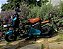 SCOOTER ELETRICA 48V 1000W DUOS E-TREK AZUL METÁLICO - Imagem 7