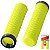 PAR DE MANOPLA PUNHO BIKE MTB ABSOLUTE AMARELO NEON BORRACHA - Imagem 1