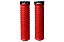 PAR DE MANOPLA PUNHO BIKE MTB ABSOLUTE VERMELHA BORRACHA - Imagem 2
