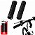 PAR DE MANOPLA PUNHO BIKE MTB ABSOLUTE LG5 PRETO BORRACHA - Imagem 2
