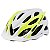 CAPACETE ADULTO BRANCO/AMARELO NEON ABSOLUTE WILD C/LED TAMANHO G  (58 - 61) - Imagem 1