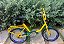 BICICLETA ARO (20) MASCULINA COR VERDE/AMARELA  S/ MARCHA MARCA TIPO MONARETA ( USADA ) - Imagem 4