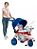 TRICICLO BANDEIRANTE VELOBABY DOGGY C/ CAPOTA PASSEIO & PEDAL PRODUTO NOVO DE EXPOSIÇÃO – SEM CAIXA - Imagem 2