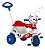 TRICICLO BANDEIRANTE VELOBABY DOGGY C/ CAPOTA PASSEIO & PEDAL PRODUTO NOVO DE EXPOSIÇÃO – SEM CAIXA - Imagem 4