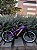 BICICLETA MTB FREERIDE ARO (26) VIKINGX TUFF 25 CAMBIO 21 VELOCIDADES FREIO DISC MECÂNICO COR ROXO/AMARELO - Imagem 6